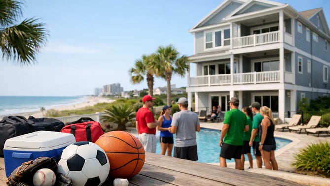 Best Rentals for Sports Teams in Myrtle Beach